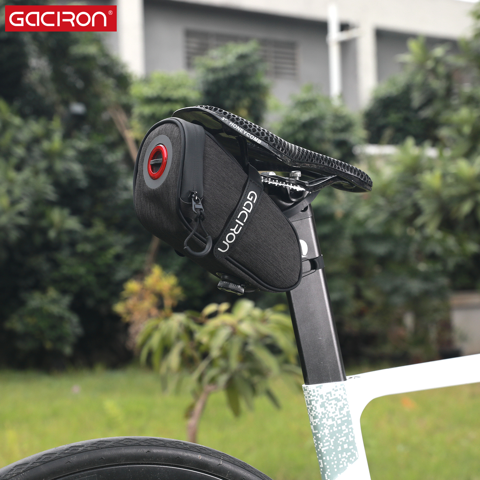 Gaciron Bird Nest 300 Saddle Bag Smart Bike Taillight Magnetic Mount Rechargeable LED Battery Waterproof Night Riding Bicycle