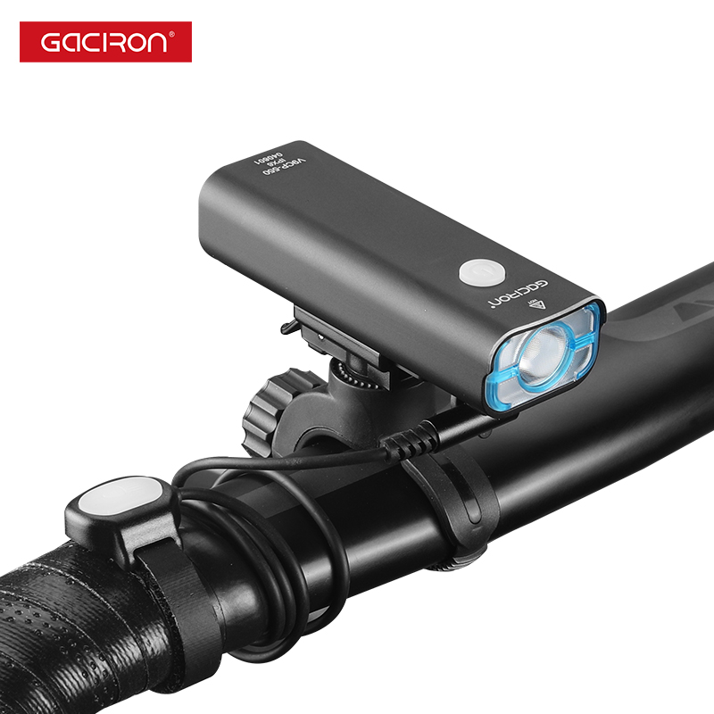 Gaciron R03 Wire Remote Flashlight for Road Bike Light-Battery Powered Plastic Headlights Accessories
