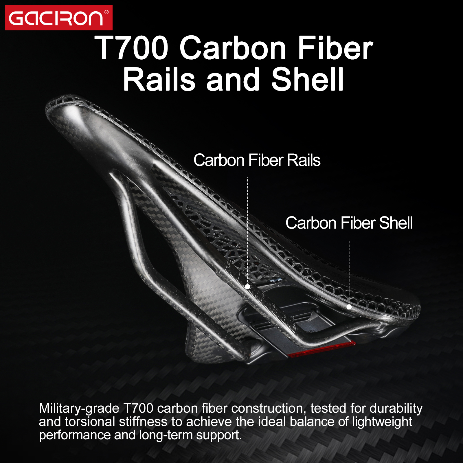 Gaciron CS-150 bicycle Accessories Bicycle Parts Integrated Smart Taillight Zoned Comfort Support 65h Super Long Runtime IPX6