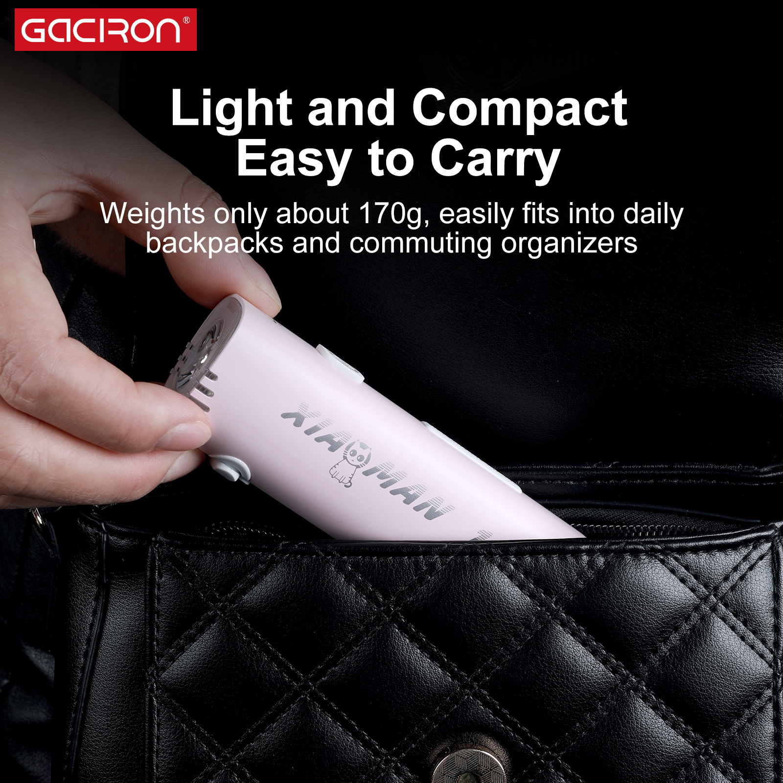 GACIRON XIAOMAN-1000 Aluminum Alloy LED Bicycle Headlights 1000LM High Brightness IPX6 Waterproof 6 Modes 5000mAh Rechargeable