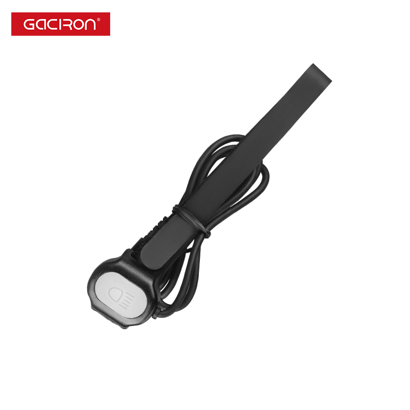 Gaciron R03 Wire Remote Flashlight for Road Bike Light-Battery Powered Plastic Headlights Accessories