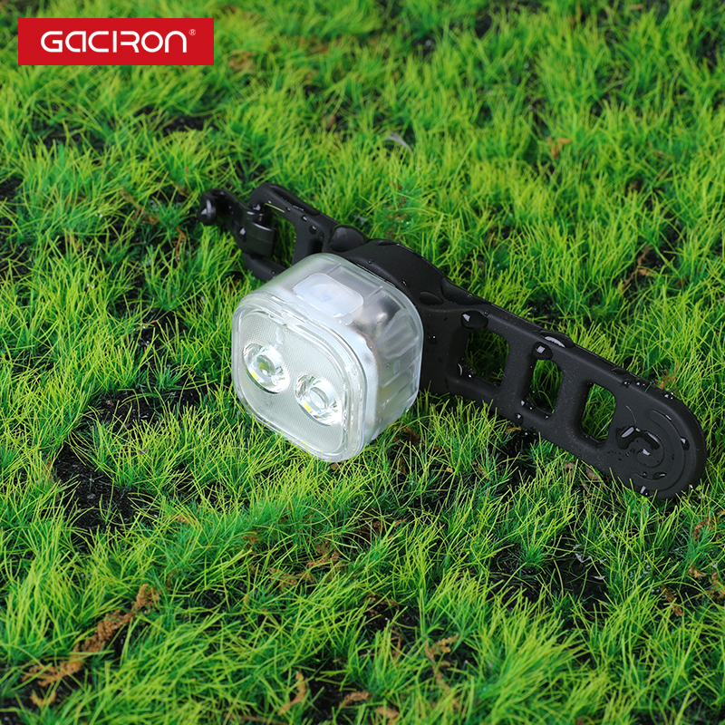Gaciron W07W 20LM Mini Bicycle-Accessories Warning Front Light USB Rechargeable Bike Headlight 6 Modes IPX4 Cycling Safety Light