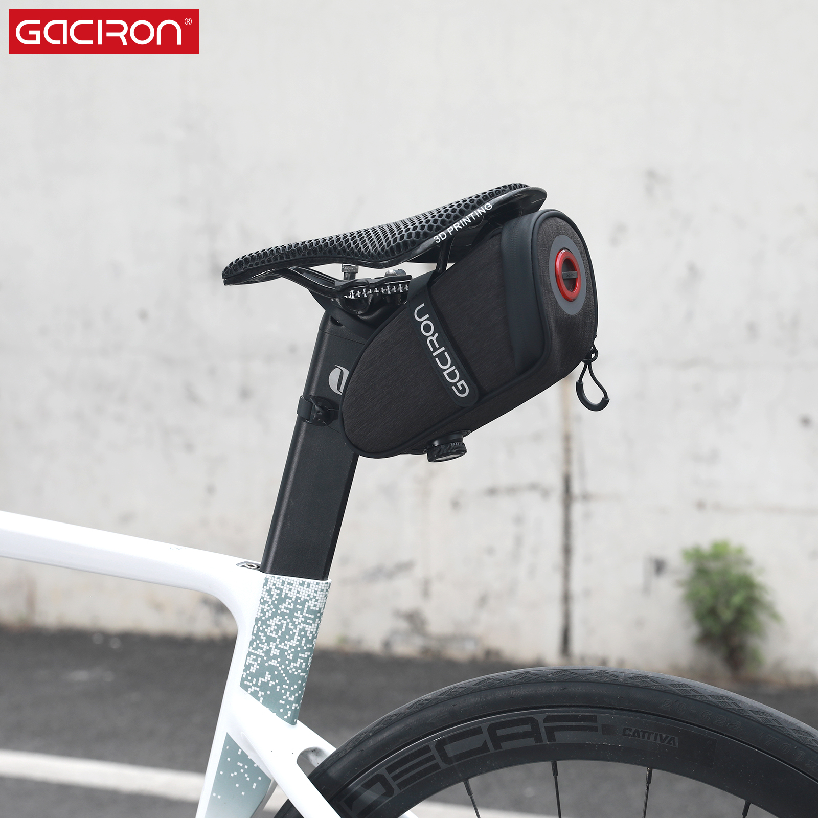 Gaciron BIRD NEST-300 Bicycle Bag Rear Light Smart Taillight Quick Release Vibration Light Sensors Bike Accessories MTB Battery
