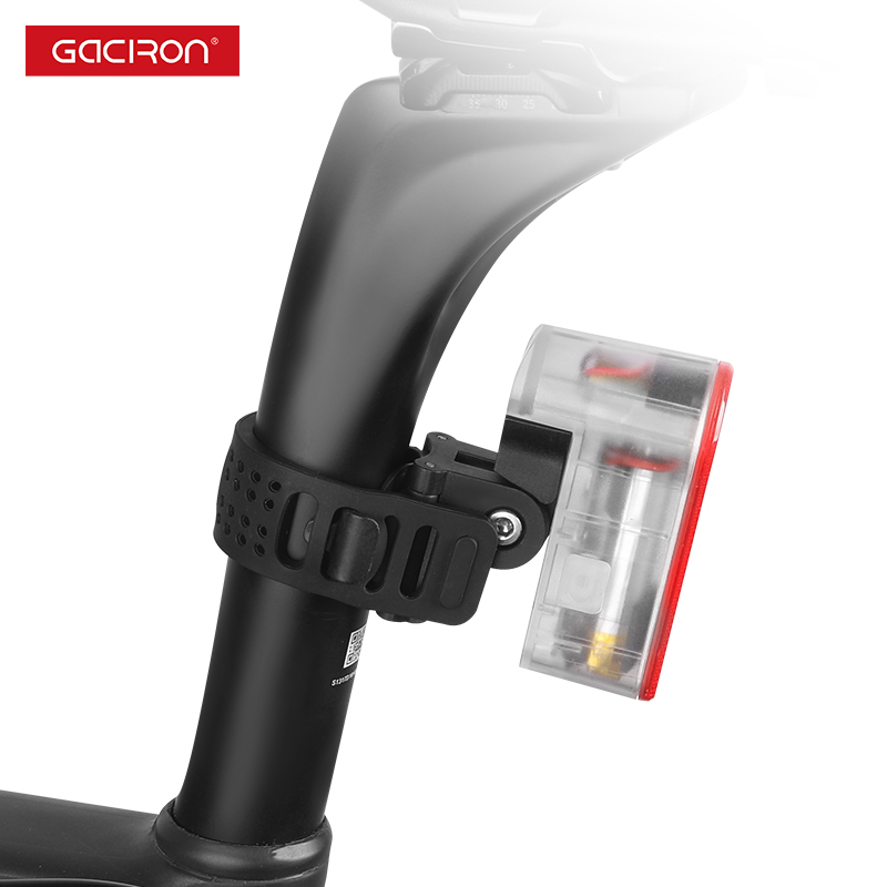 Gaciron W03AW 30LM Smart Laser Brake Taillight Rechargeable Battery IPX6 Waterproof >100h Runtime Super Bright Emergency Night